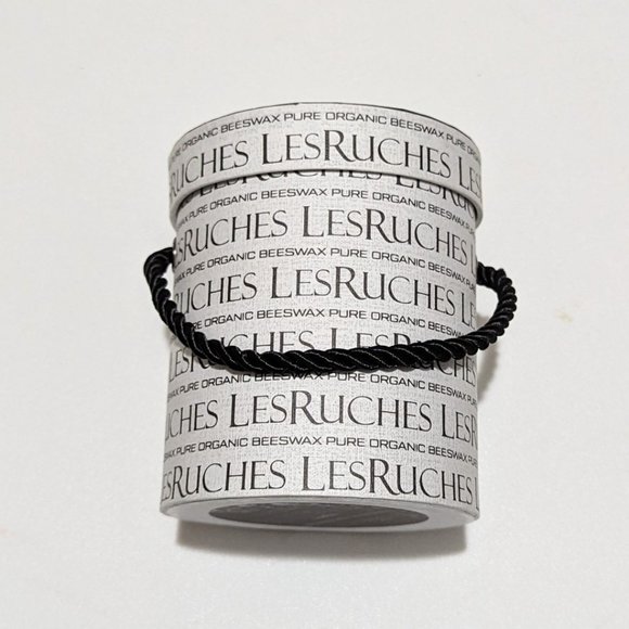 New Les Ruches Vanilla Eucalyptus 8oz Candle Organic Beeswax - Picture 2 of 3